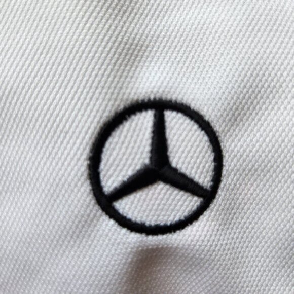 EC!! Nike Golf Mercedes White Polo Shirt - Picture 4 of 9